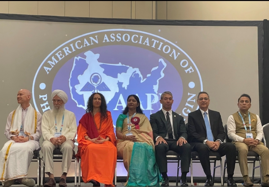 40 वां अमेरिकन एसोसिएशन ऑफ फिजिशियन ऑफ इंडियन ओरिजिन (आपी) का वार्षिक सम्मेलन*  *✨️डाॅ साध्वी भगवती सरस्वती जी ने मुख्य वक्ता के रूप में उद्घाटन सत्र में किया सहभाग* 