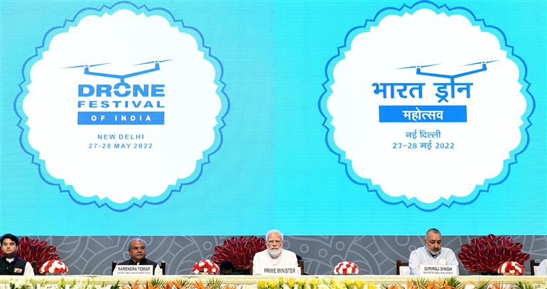 PM inaugurates India's biggest Drone Festival - Bharat Drone Mahotsav 2022, CW report