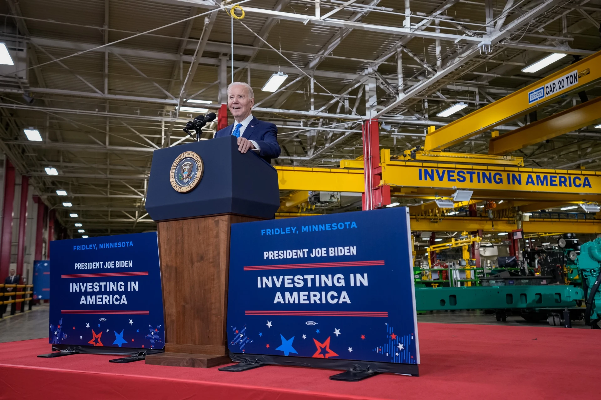 Remarks by President Biden on Investing in America, CW report
