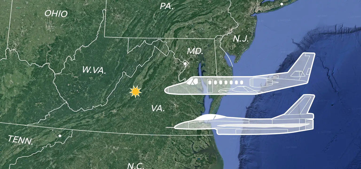 A sonic boom over Washington: Breaking down the Cessna 560 Citation plane crash in Virginia