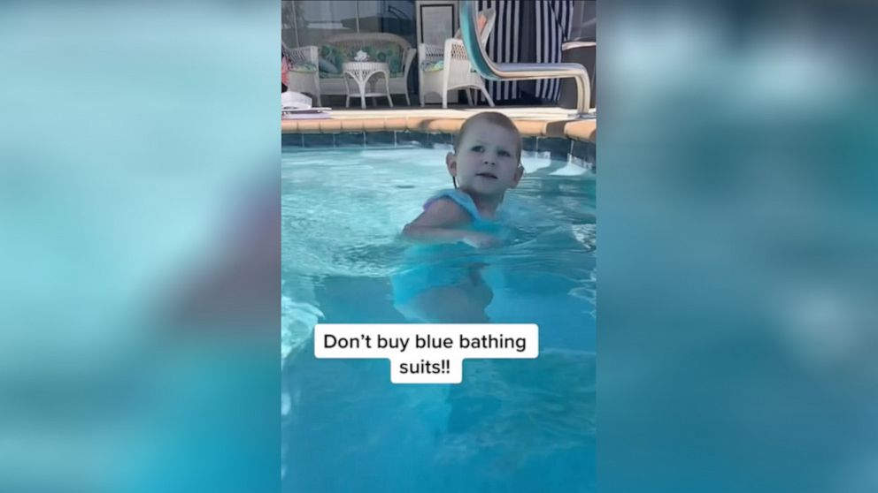 Swim instructor mom warns parents not to buy blue swimsuits for kids, a report 